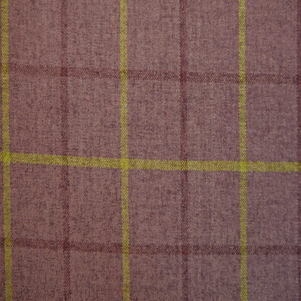 Lana Window Pane Fabric Col Purple